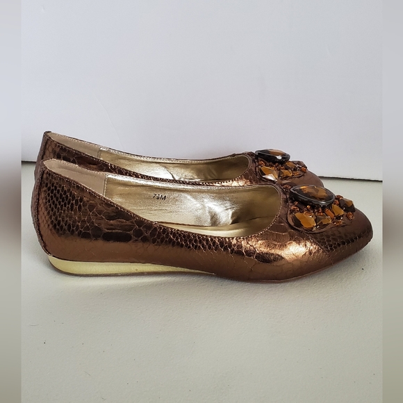 Monroe & Main Women's Size 7.5 Jeweled Shoes - Picture 1 of 8